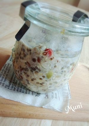 ナッツ＊ドライフルーツ＊オーツジャー♪-レシピのメイン写真