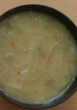 簡単、美味しい♡うどと赤唐辛子のお味噌汁-レシピのメイン写真