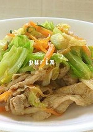 キャベツと豚肉のピリ辛味噌炒め-レシピのメイン写真