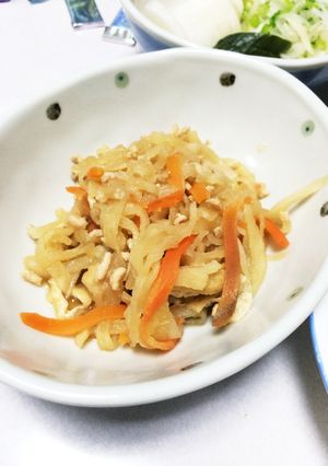 鳥挽肉入り切干し大根-レシピのメイン写真