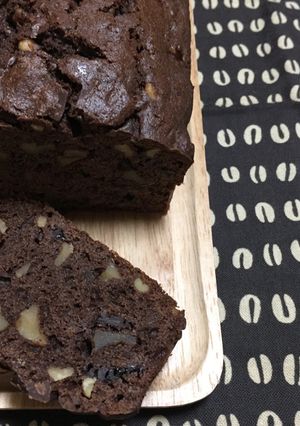 チョコとくるみのパウンドケーキ-レシピのメイン写真