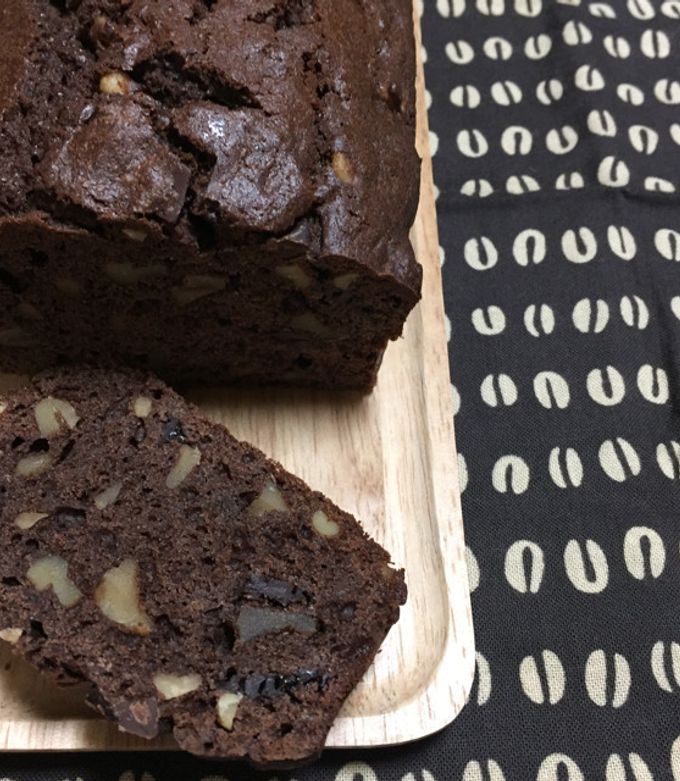 チョコとくるみのパウンドケーキ-レシピのメイン写真