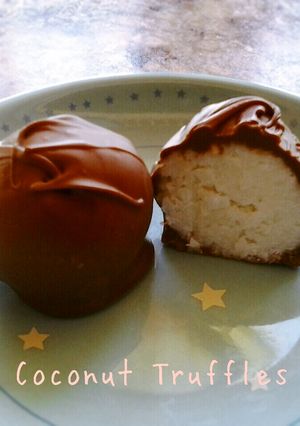 ココナッツトリュフ♡-レシピのメイン写真