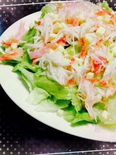箸が進む♡レタス丸ごとサラダ-レシピのメイン写真
