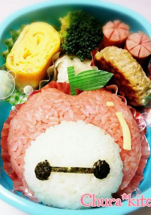 簡単キャラ弁❃ベイマックス♡りんご-レシピのメイン写真