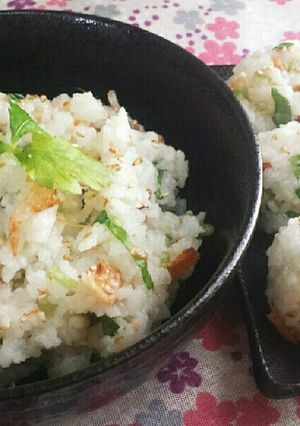 行楽お弁当に◎桜海老みつ葉ご飯&おにぎり-レシピのメイン写真