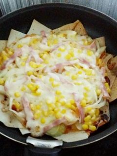 フライパンで簡単ピザ♪-レシピのメイン写真