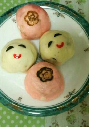 お祝い返しに～*紅白まんじゅう*～-レシピのメイン写真