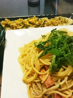 キノコと厚切りベーコンの和風パスタ-レシピのメイン写真