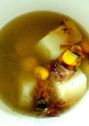 お湯を注ぐだけ❗じゃがいものみそ汁-レシピのメイン写真