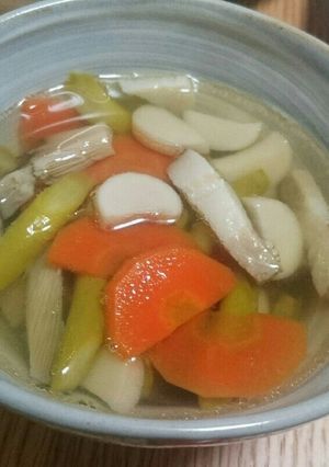 旨味ぎっしり！アスパラとベーコンのスープ-レシピのメイン写真