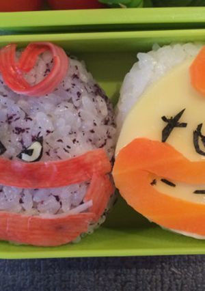 妖怪ウォッチ☆キャラ弁！鬼喰いと命取り-レシピのメイン写真
