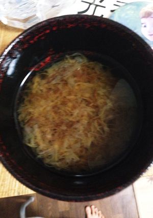 簡単！かつお節スープ-レシピのメイン写真