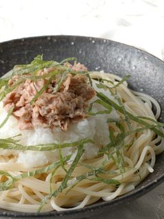 大葉とツナと大根おろしの塩こうじパスタ-レシピのメイン写真