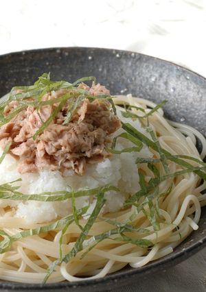 大葉とツナと大根おろしの塩こうじパスタ-レシピのメイン写真