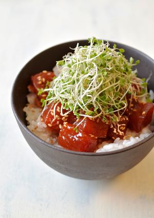 まぐろとスプラウトのユッケどんぶり-レシピのメイン写真