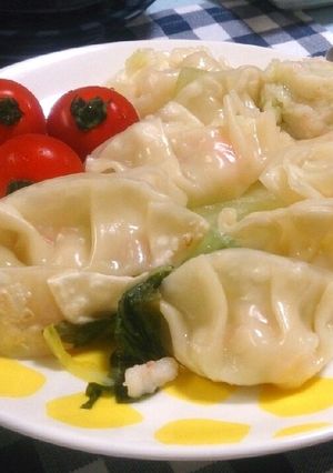 エビとはんぺんのもちもち蒸し餃子-レシピのメイン写真