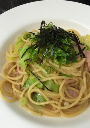 キャベツとベーコンの和風パスタ-レシピのメイン写真