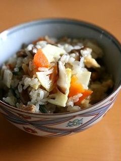 筍と山菜のおこわ-レシピのメイン写真