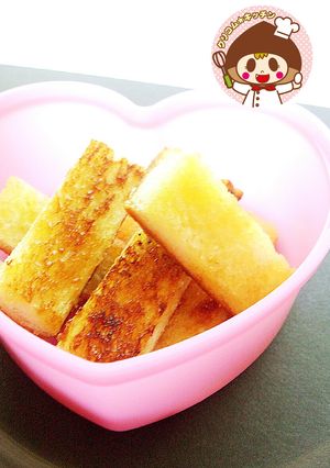 揚げずにカリカリ！パンの耳でおやつ-レシピのメイン写真