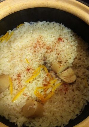 薫る帆立とアンチョビの炊き込みご飯-レシピのメイン写真