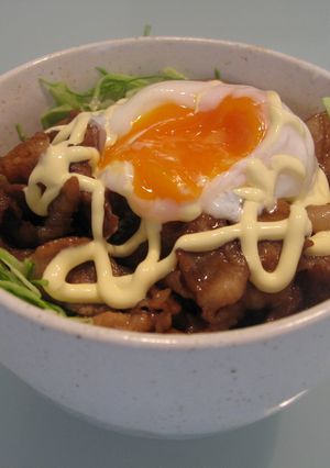 豚キャべ丼。-レシピのメイン写真
