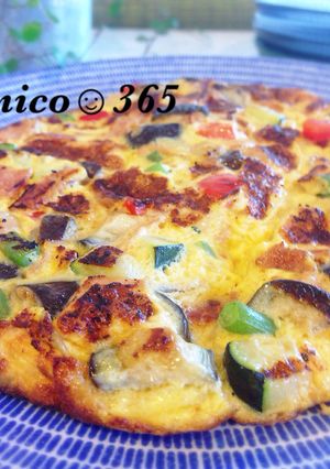 たっぷり野菜のフリッタータ-レシピのメイン写真