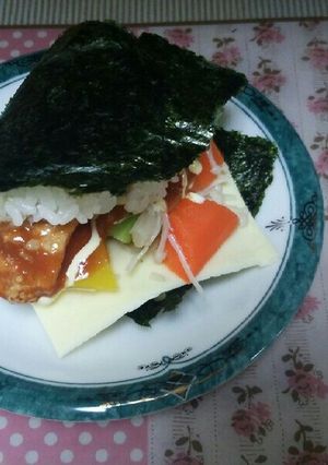 簡単ライス(σ*^ー^)σ*バーガー-レシピのメイン写真