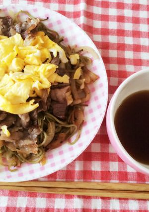 野菜たっぷり☆アレンジ瓦そば-レシピのメイン写真