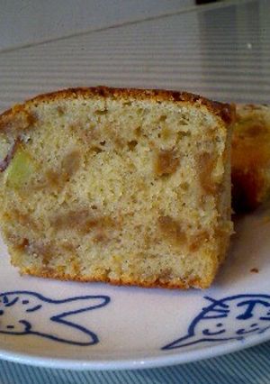 りんごとおいものパウンドケーキ-レシピのメイン写真