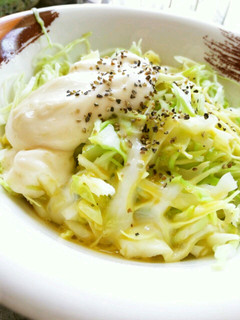 レンジで簡単☆キャベ卵(たま)サラダ♪-レシピのメイン写真