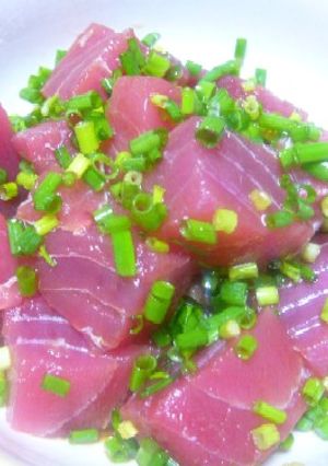 マグロねぎポン！-レシピのメイン写真