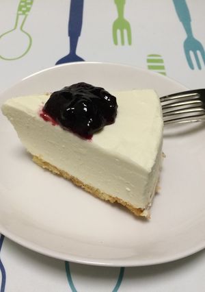 失敗したクッキーが大変身レアチーズケーキ-レシピのメイン写真