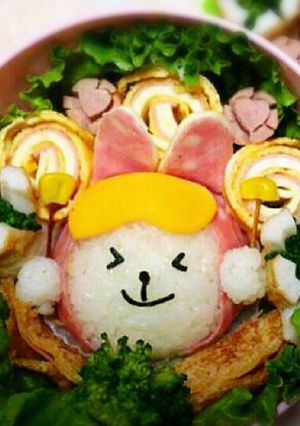 簡単キャラ弁 LINE5 コニーちゃん-レシピのメイン写真