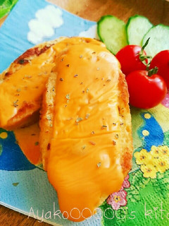 朝食に♪とろ〜り♡チーズフレンチトースト-レシピのメイン写真