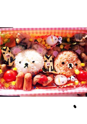 可愛い♪キャラお弁当☆海苔切りお手伝い-レシピのメイン写真