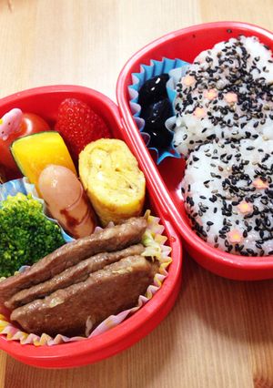 【お弁当】春休み学童1日目/小1-レシピのメイン写真