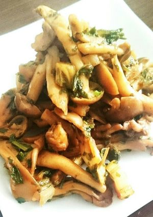 きのことセロリの中華味噌炒め-レシピのメイン写真