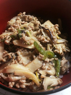 きのこ丼-レシピのメイン写真