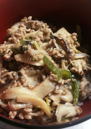 きのこ丼-レシピのメイン写真