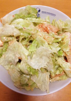 レタスのキムチサラダ-レシピのメイン写真