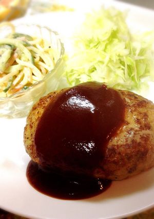 ダイエットに! ふわふわの豆腐バーグ-レシピのメイン写真