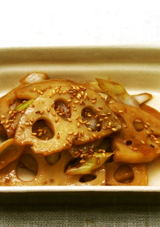 レンコンと長ネギの中華炒め-レシピのメイン写真