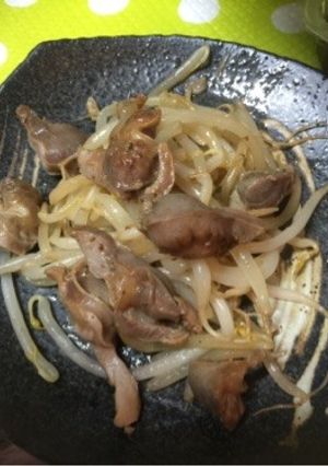 砂肝ともやしの生姜焼き-レシピのメイン写真