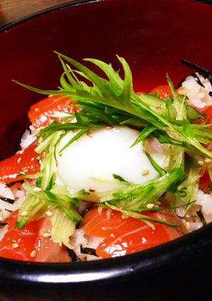 ＊ごま香るサーモン丼＊-レシピのメイン写真