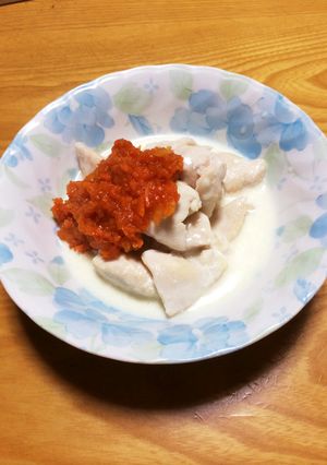 鶏胸肉のミルク煮込み~トマトソースがげ~-レシピのメイン写真