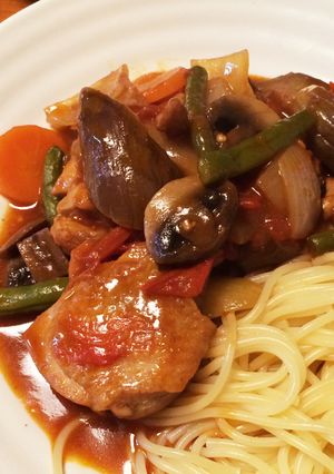 超簡単★ハヤシルーでチキンと野菜の煮込み-レシピのメイン写真