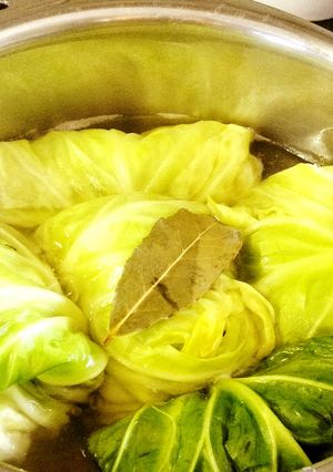 鶏と豚肉のチーズインロールキャベツ-レシピのメイン写真