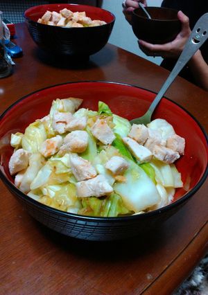 簡単鶏胸肉のスタミナ塩ダレ丼ぶり♡-レシピのメイン写真