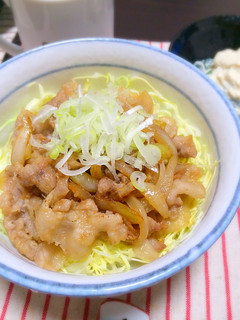 豚こまの味噌炒め丼-レシピのメイン写真